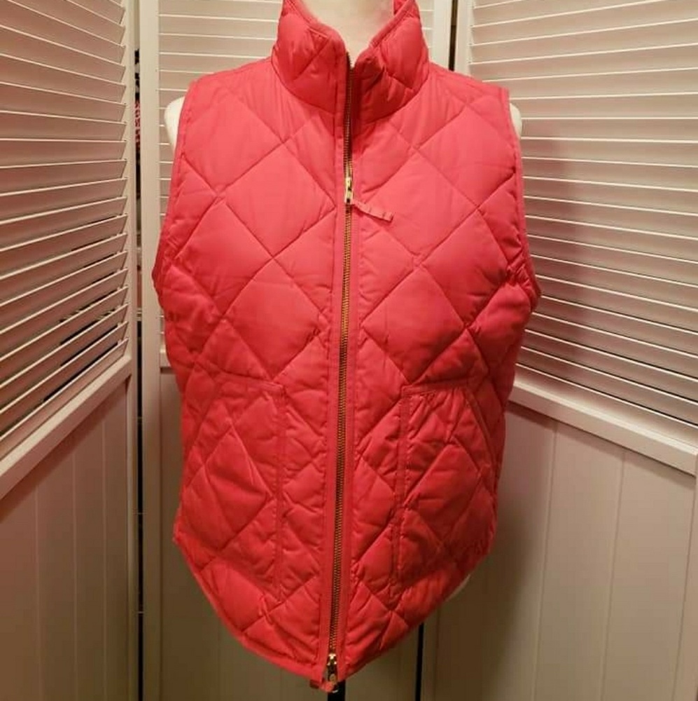 New Jcrew Orange Medium Vest